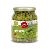 Erbsen, fein im Glas