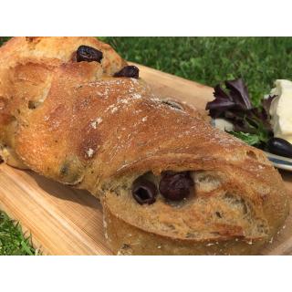 Wurzelbrot Kräuter Oliven