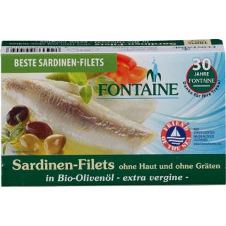 Sardinenfilets in Olivenöl