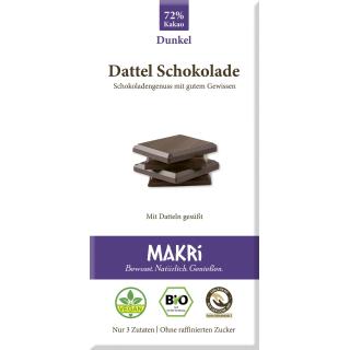Dattel Schokolade Dunkel 72%