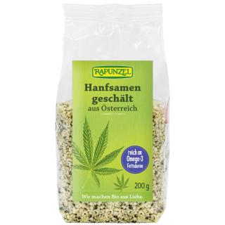 Hanfsamen geschält