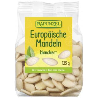 Europäische Mandeln blanchiert