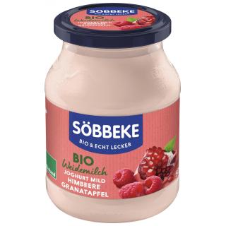 Söbbeke Joghurt Pur Himbeere-Granatapfel, 500 gr G