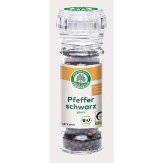 Pfeffer Schwarz im Glas