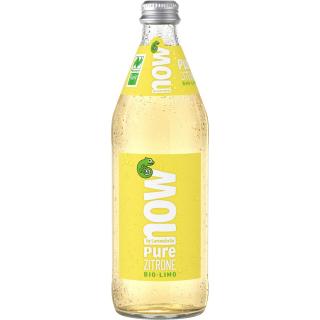 now Pure Zitrone, 0,5 ltr Flasche