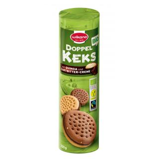 Wikana Quinoa Doppelkeks mit Zartbittercreme, 330