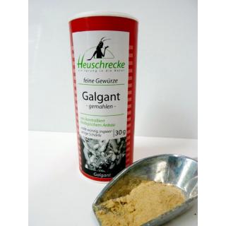 Galgantwurzel gemahlen Dose