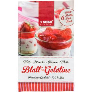 Blatt - Gelatine 6 Blatt