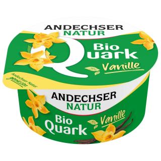 Andechser Natur Fruchtquark Vanille, 150 gr Becher