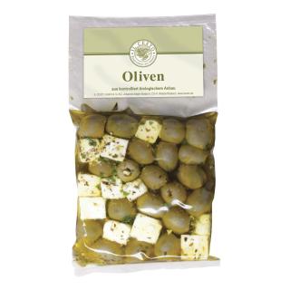 Feta-Oliven-Mix, mariniert