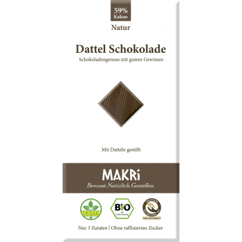 Dattel Schokolade Natur 59%