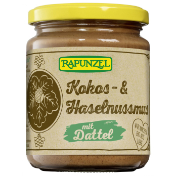 Kokos- & Haselnussmus mit Datteln