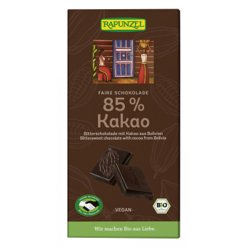Bitterschokolade 85% Kakao HIH