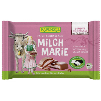 Milch Marie Schokolade mit rote Beeren-Joghurt-Fül