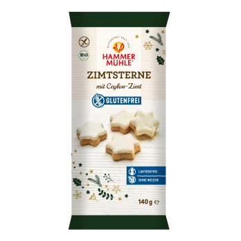 Hammermühle Zimtsterne, -glutenfrei-, 140 g Packun