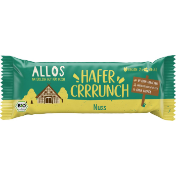 Allos Hafercrrrunch Riegel Nuss, 50 g Stück