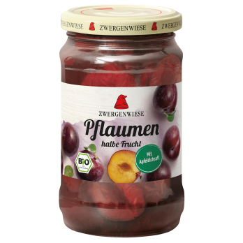 Obst im Glas Pflaumen