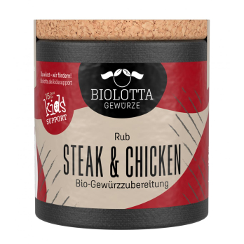 BioLotta Steak und Chicken Rub Gewürzzubereitung,