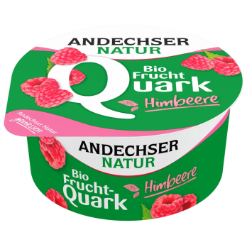 Andechser Natur Fruchtquark Himbeere, 150 gr Beche