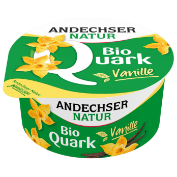 Andechser Natur Fruchtquark Vanille, 150 gr Becher