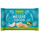 Weiße Schokolade mit Kokosstücken