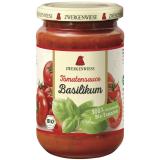 Zwergenwiese Tomatensauce Basilikum, 340 ml Glas