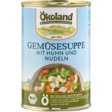Gemüsesuppe mit Huhn (G)
