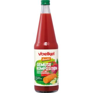 Gemüsesaft -Komposition