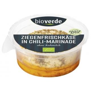 bio-verde Ziegenfrischkäse in Chili-Marinade, 100