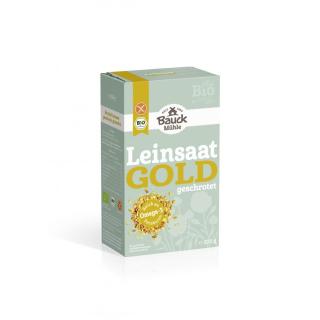 Gold-Leinsaat geschrotet glf