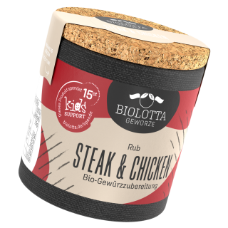 BioLotta Steak und Chicken Rub Gewürzzubereitung,