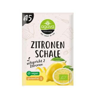 Agava Karin Lang Zitronenschale, gerieben, 10 gr B