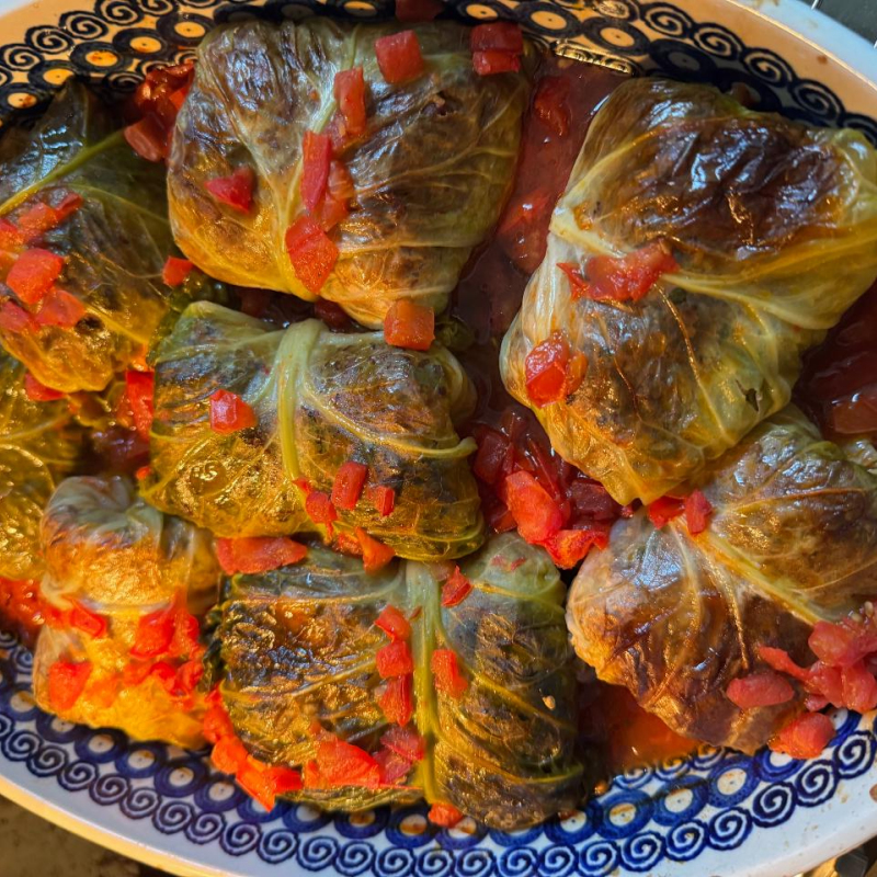 Sommerwirsing mit Tomaten