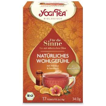 YOGI TEA Für die Sinne Natürliches Wohlgefühl, 2gr