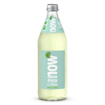 now Fresh Lemon, 0,5 ltr Flasche