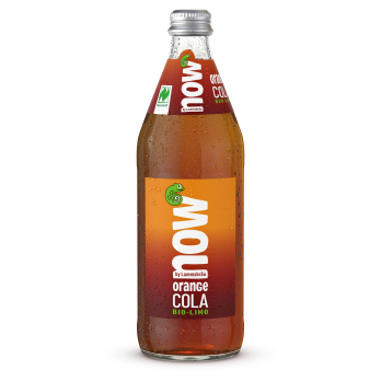 now Orange Cola, 0,5 ltr Flasche