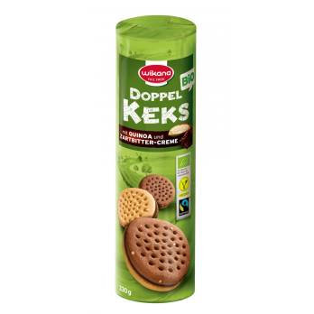 Wikana Quinoa Doppelkeks mit Zartbittercreme, 330