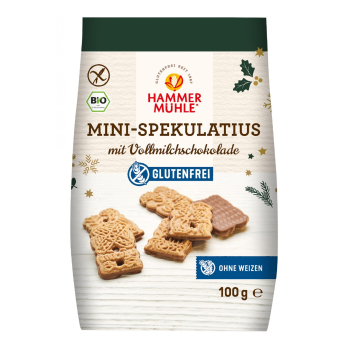Mini Spekulatius mit Vollmilchschokolade