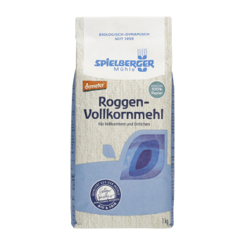 Spielberger Roggen-Vollkornmehl, 1 kg Packung