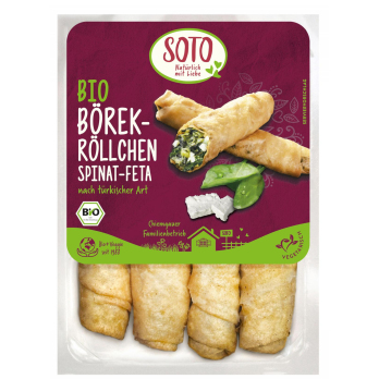 SOTO Börek-Röllchen Spinat-Feta 190g Packung