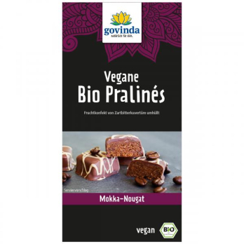 Vegane Pralinés Mokka Nougat