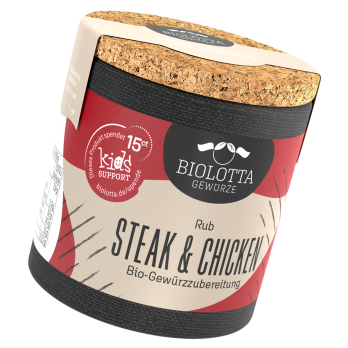 BioLotta Steak und Chicken Rub Gewürzzubereitung,