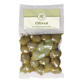 Griech. Oliven mit Mandeln gefüllt