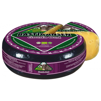 Gouda alt 50% geschnitten